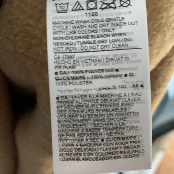 Old Navy Slouchy Sherpa Sweatshirt for girls NWT - Picture 5 of 9